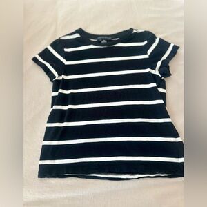 Sanctuary Black and White Striped Short Sleeve Tee Excellent Condition